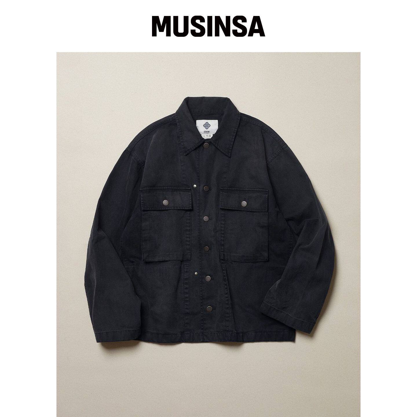 ESFAI M43 HBT 夹克 (黑色) MUSINSA韩国官网直邮进口
