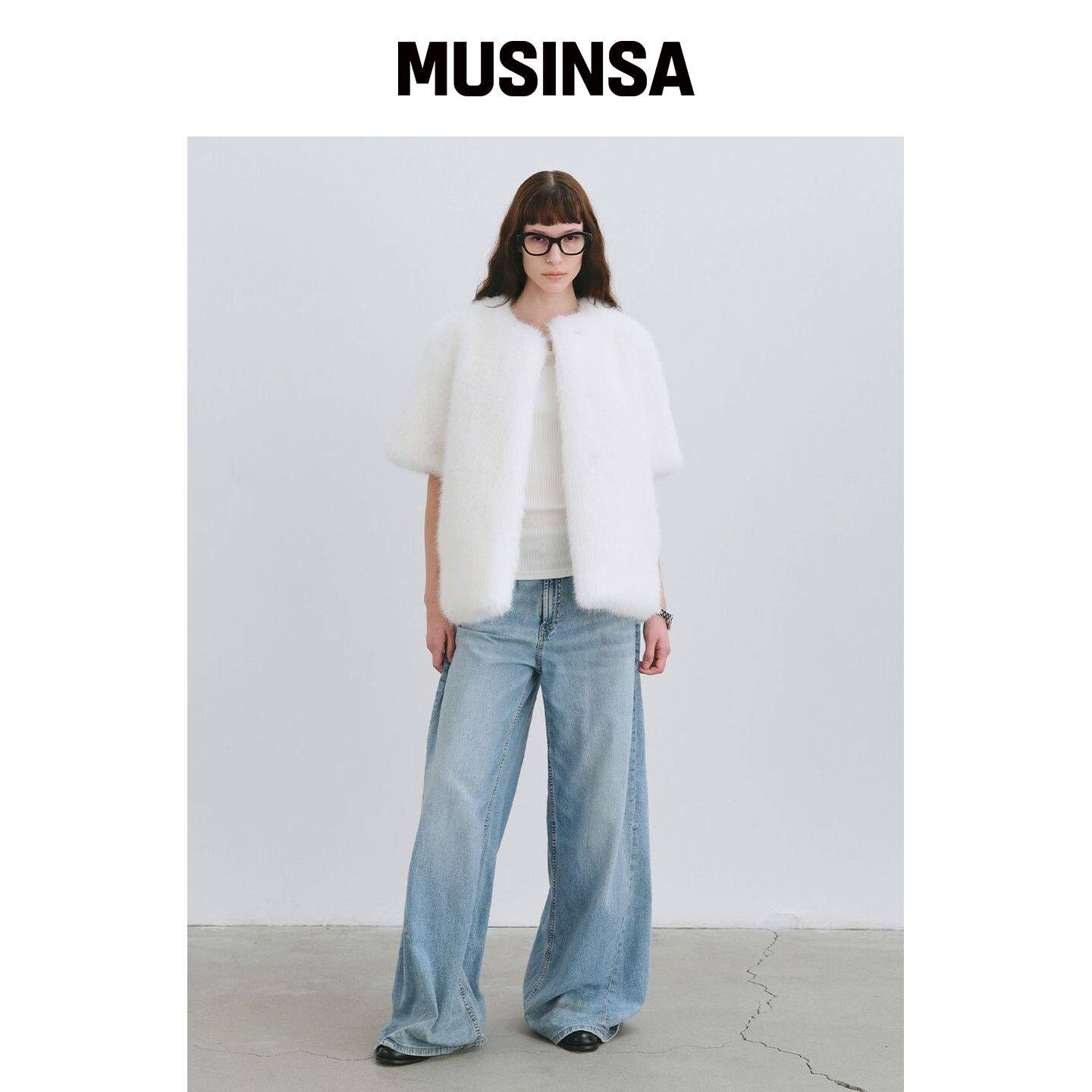 HAVELESS KIKO 毛绒外套 白色 MUSINSA韩国直邮官方正品