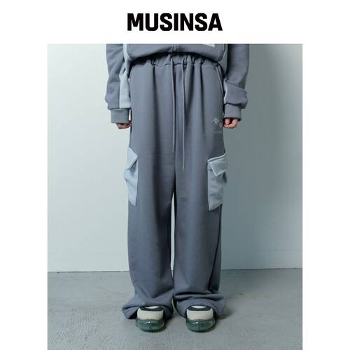 COIRIS 比弗尔套装侧开口拼色卫裤 MUSINSA韩国直邮官网直邮进口