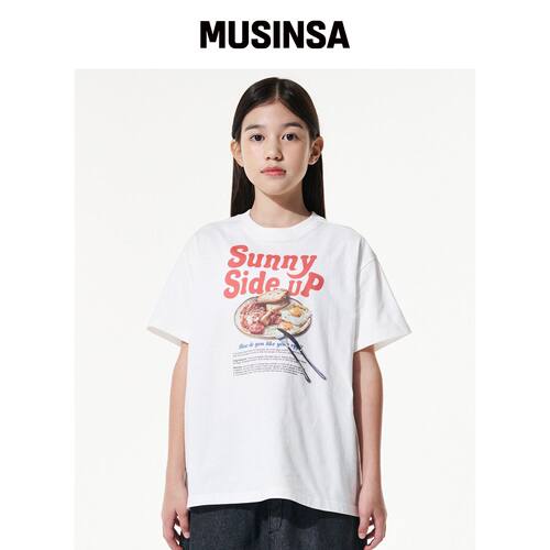 TAKEASY KIDS GIANT版型OFF-WHITE T恤韩国官网直邮进口MUSINSA