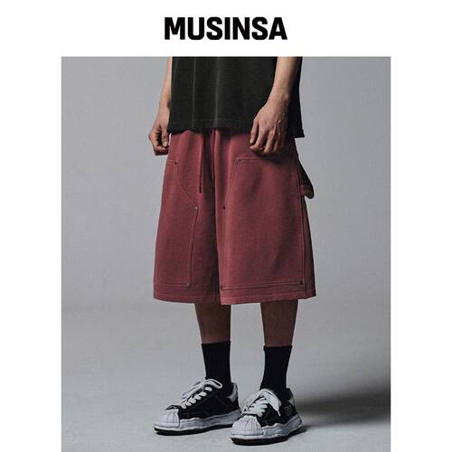 NOT4NERD Stud Carpenter Bermuda Sweat Shorts韩国官网直邮进口