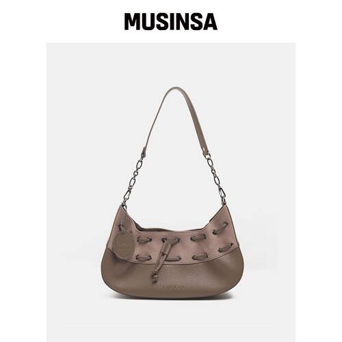 LOOFUN Vestige Hobo Shoulder Bag / 贝斯蒂奇 韩国官网直邮进口