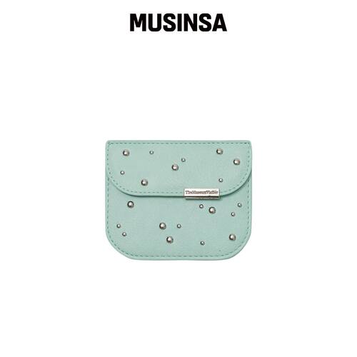 THEMUSEUMVISITOR COSMIC STUDS 翻盖卡包（薄荷韩国官网直邮进口