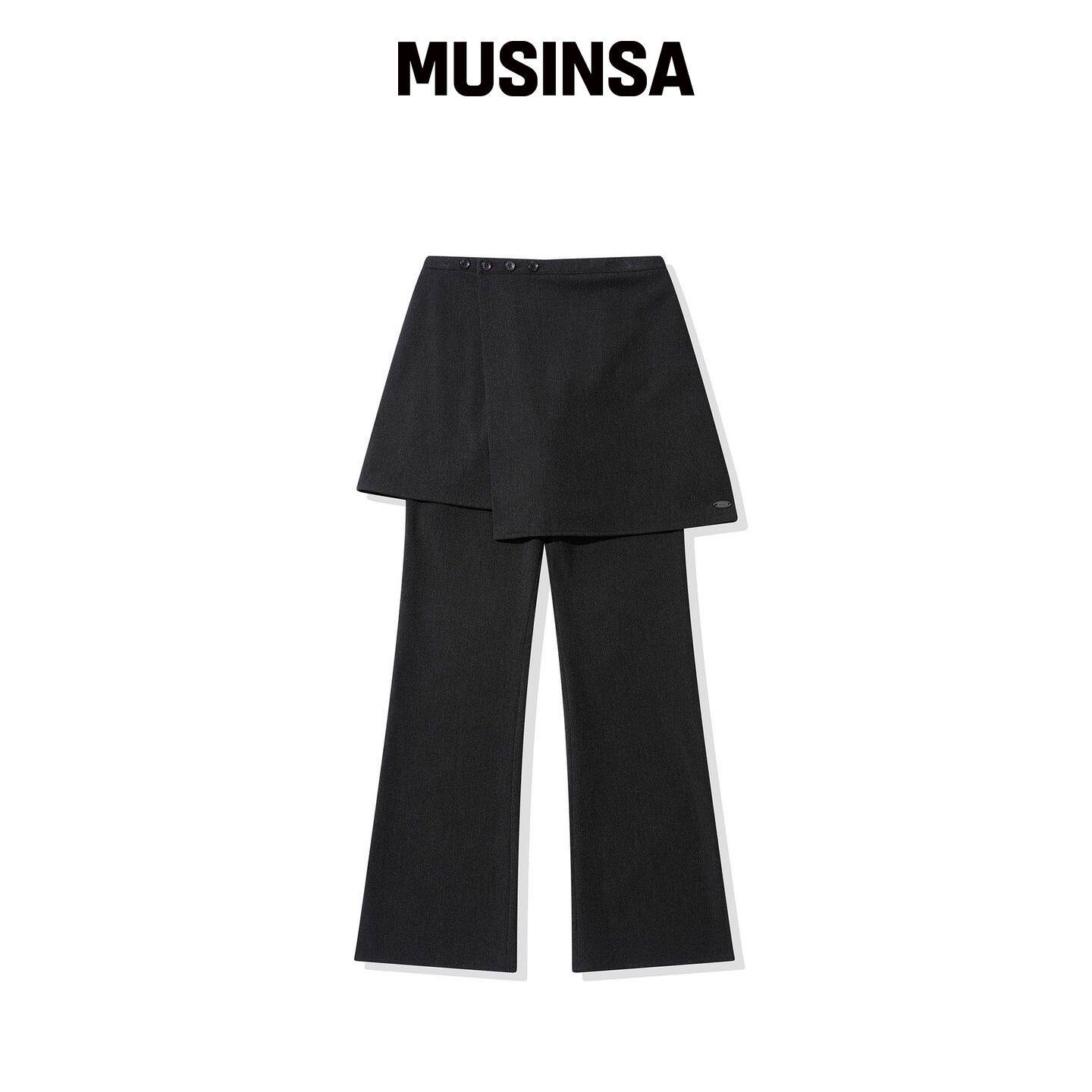 CGP (女款) 层叠裤_炭灰色 MUSINSA韩国直邮官方正品官网直邮进口