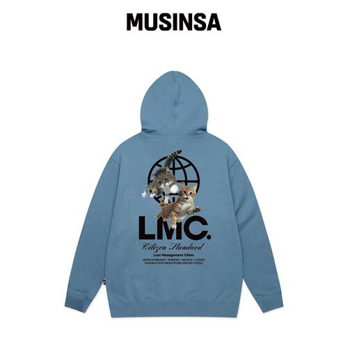 LMC FLYING CATS 连帽卫衣 薄荷色韩国官网直邮进口MUSINSA