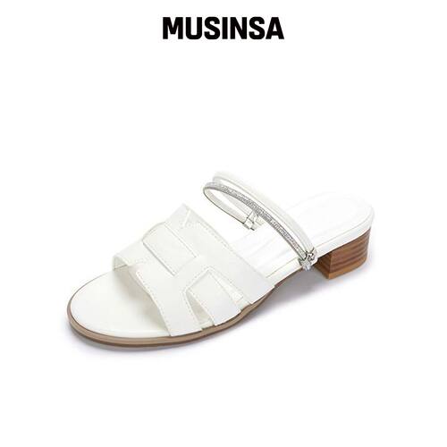 MOOK ROWI 休闲双面凉鞋 OFF-WHITE 516423503ZY韩国官网直邮进口