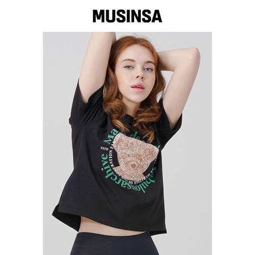 LA MAISON STUDIO WOMEN'S BEAR FRIENDS 短款上韩国官网直邮进口