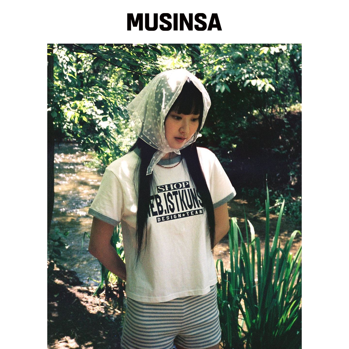 ISTKUNST SHOP CROP RINGER TEE_WHITE(IK2FMFT5韩国官网直邮进口图片