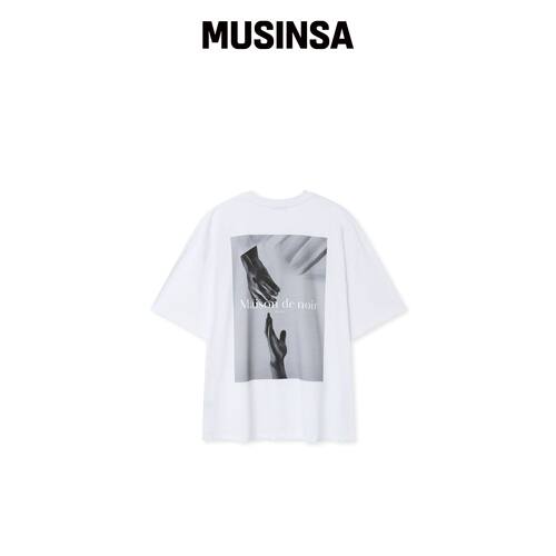 MAISON DE NOIR SUBLIME AM02 T恤 白色韩国官网直邮进口MUSINSA