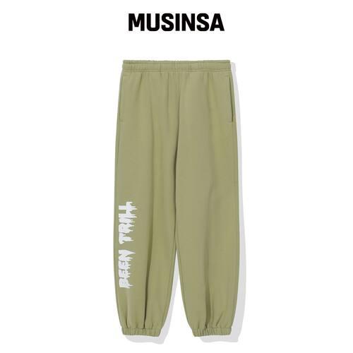 BEENTRILL 德里菲抓绒休闲裤（橄榄色） MUSINSA韩国官网直邮进口