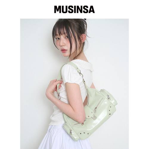 ILLIGO RUBY STUD 披肩包薄荷色 MUSINSA韩国官网直邮进口