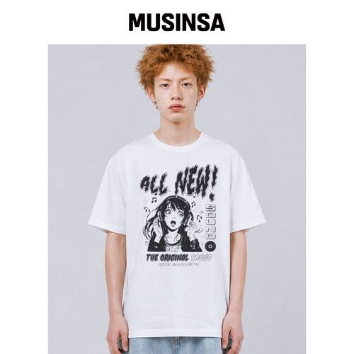 QT8 GARMENTS LB 全新水洗T恤（象牙色） MUSINS韩国官网直邮进口