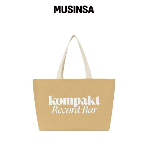 KOMPAKT RECORD BAR KRB Light Canvas Tote Bag韩国官网直邮进口