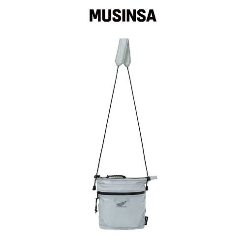 PHYPS MOTORCYCLE 尼龙斜挎包 浅灰色 MUSINSA韩国直邮官方正品