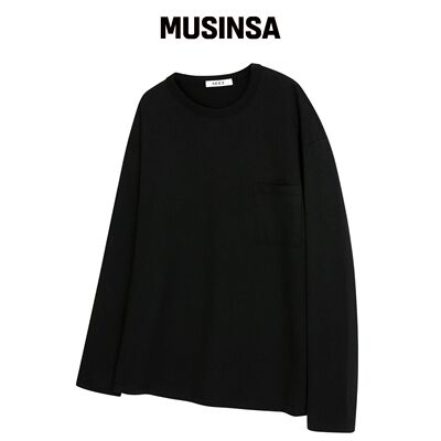 ROTEMBER 基础款长袖T恤 [BLACK] MUSINSA韩国官网直邮进口