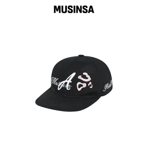 THEMUSEUMVISITOR LEOPARD EMBROIDERY CAP (黑)韩国官网直邮进口