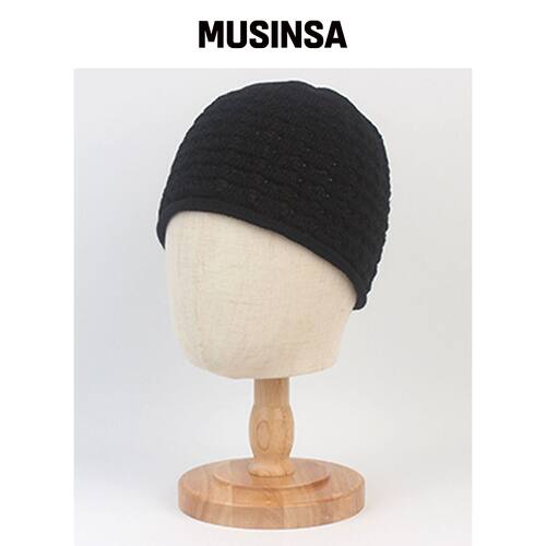 UNIVERSAL CHEMISTRY Cool Knit 黑色针织帽 MUS韩国官网直邮进口