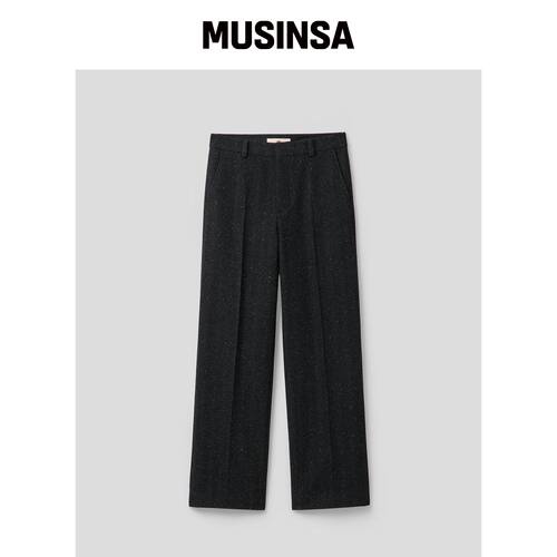 MMIC MARROW 西裤（黑色） MUSINSA韩国官网直邮进口