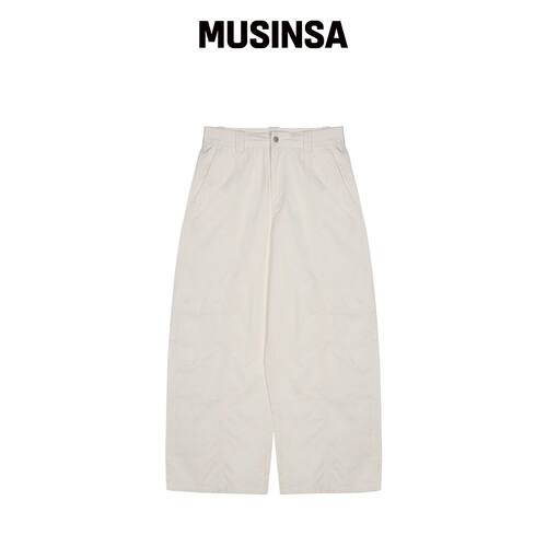GRAIN DE BEAUTE LIGHT BARREL PANTS [象牙色] 韩国官网直邮进口