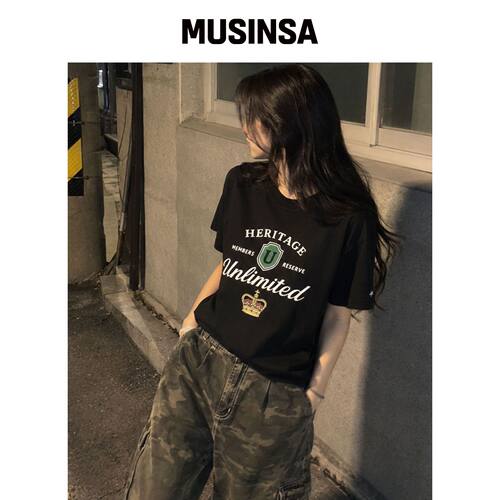 UNLIMIT CROWN TEE (U26BTTS606) MUSINSA韩国官网直邮进口