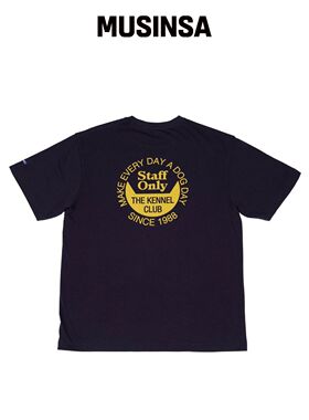STAFFONLY KENNEL CLUB LOGO TEE (海军蓝)韩国官网直邮进口