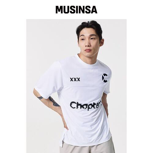 CHAPTER.X 清凉美式足球短袖衫 (白色)韩国官网直邮进口MUSINSA