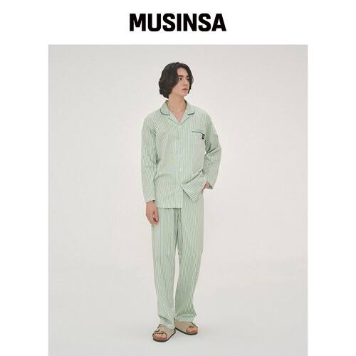 ORCITE 睡衣男士长袖居家服套装家居服 MUSINSA韩国官网直邮进口