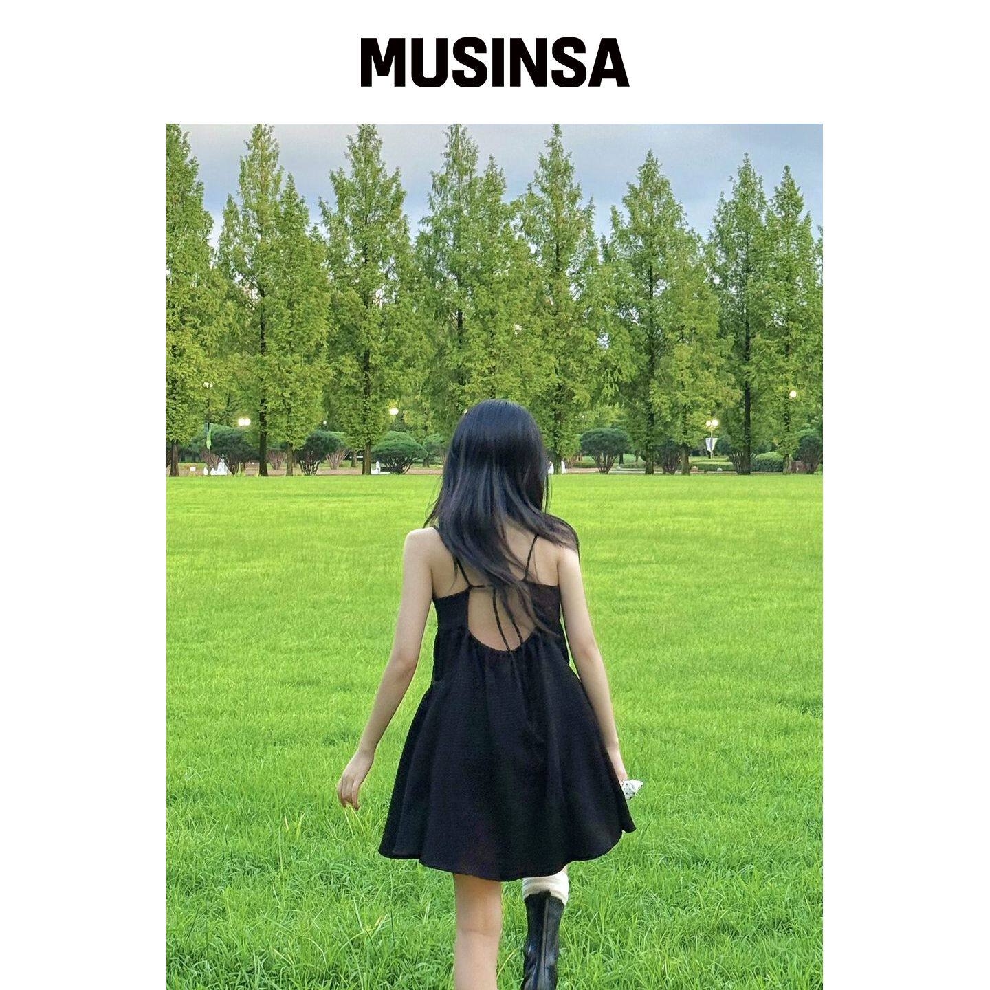 IMCLAIRE 泡泡蓬蓬迷你沙滩连衣裙 MUSINSA韩国官网直邮进口