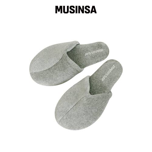 JO'S LOUNGE 天鹅绒郁金香拖鞋 - 灰色 MUSINSA韩国直邮官方正品