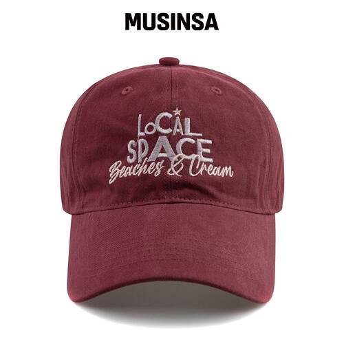 BEACHESANDCREAM LOCAL SPACE COTTON BALL CAP-韩国官网直邮进口