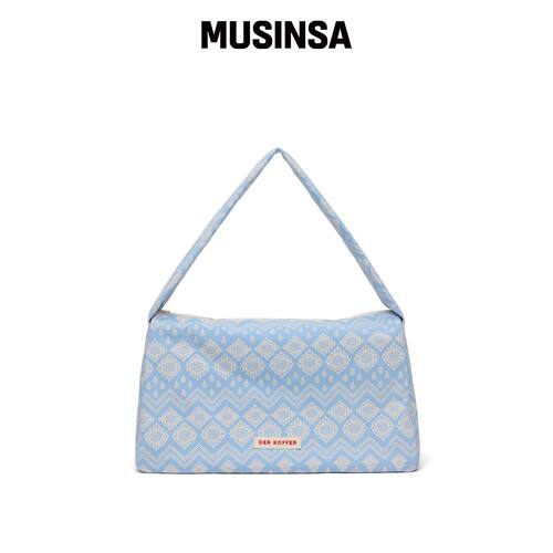 DER KOFFER HOBO DAMASK [SKY]_LARGE MUSINSA韩国官网直邮进口