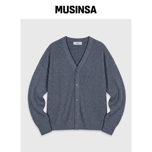 LMOOD 波尔泡泡细节开衫 (2种颜色) MUSINSA韩国官网直邮进口