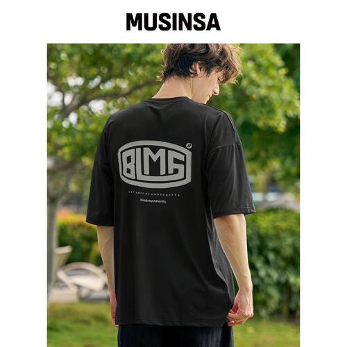 BLACK MONSTER FIT 大logo防晒泳衣短袖T恤（7色韩国官网直邮进口
