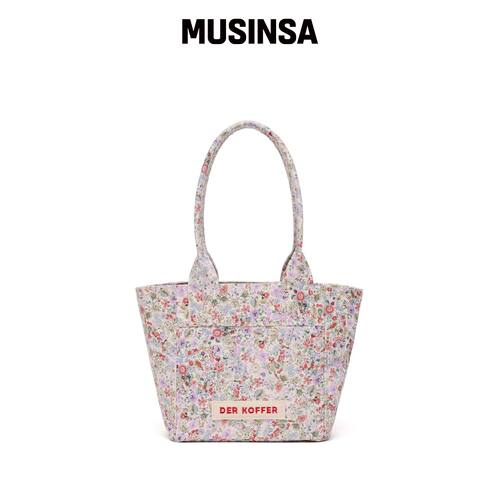 DER KOFFER SHOPPER VINTAGE [FLOWER-WHITE]-MI韩国官网直邮进口