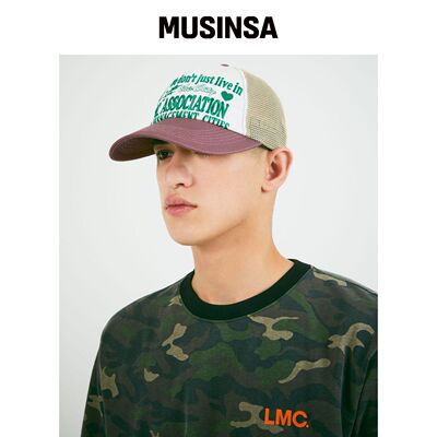LMC 城市网眼5面帽 深粉色 MUSINSA韩国官网直邮进口