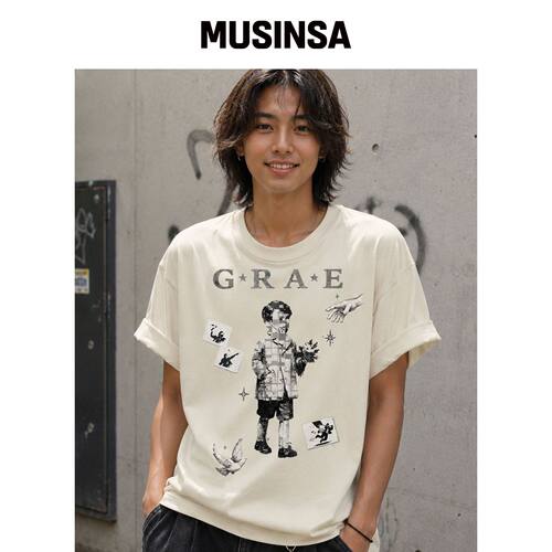 GRAVER ORDINARY [ODNR UNISEX]Grae Peace 短袖韩国官网直邮进口