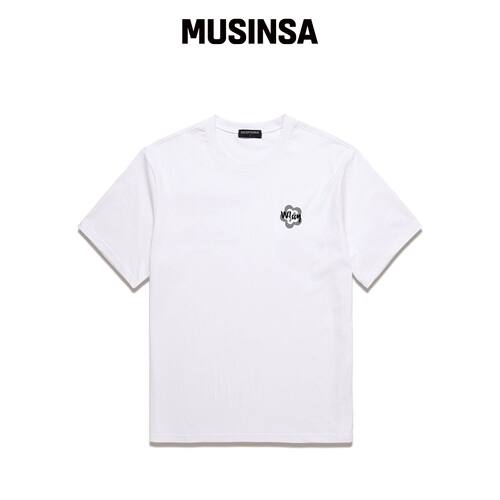 WISSY Mini Mark 短袖T恤 (WS033) WHITE韩国官网直邮进口MUSINSA