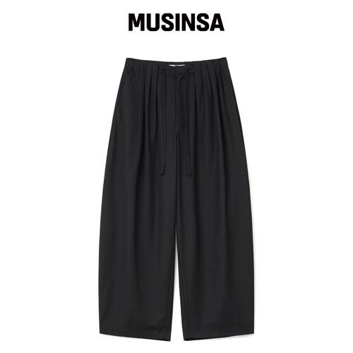 MILLO ARCHIVE Urban Dant Curved String Pants韩国官网直邮进口