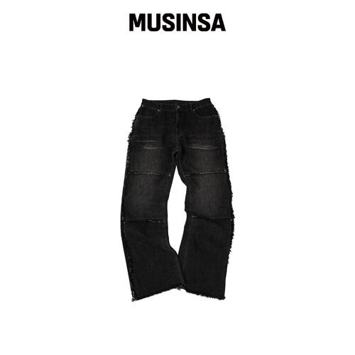 MEA VINTAGE BOOTCUT 牛仔裤 [黑色]韩国官网直邮进口MUSINSA