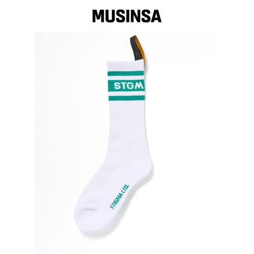 STIGMA 23 TAPE SOCKS 绿色韩国官网直邮进口MUSINSA