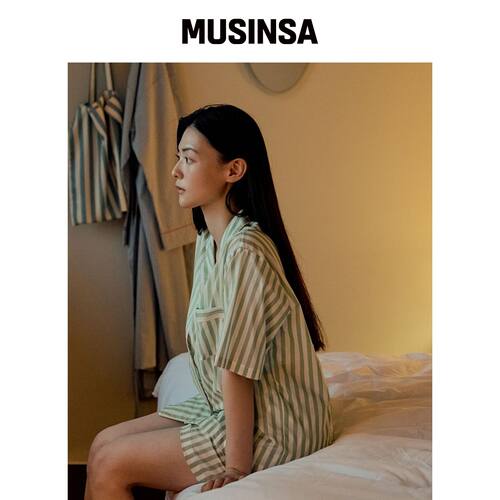 JO'S LOUNGE 圣托里尼短款睡衣套装 MUSINSA韩国直邮官方正品