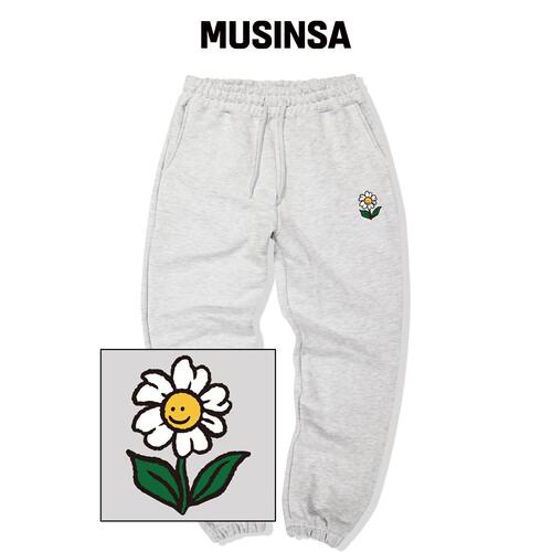 TRIPSHION SINGLE FLOWER LOGO 运动卫裤 - WHIT韩国官网直邮进口