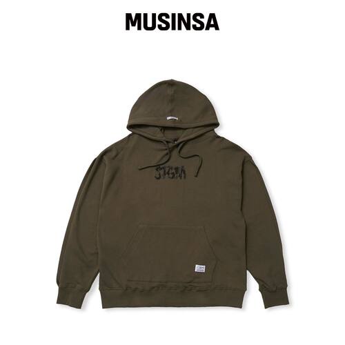 STIGMA UNDERDOG 连帽卫衣 卡其色 MUSINSA韩国直邮官方正品