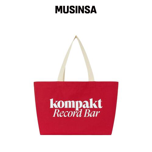 KOMPAKT RECORD BAR KRB轻便帆布手提包 - 红色韩国官网直邮进口