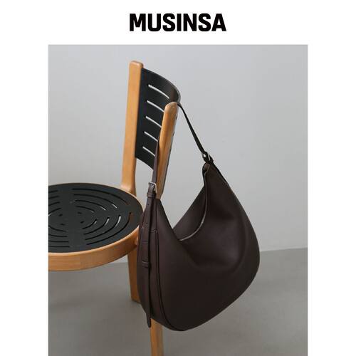 ECTAR cove hobo bag - hobo包 [棕色]韩国官网直邮进口MUSINSA