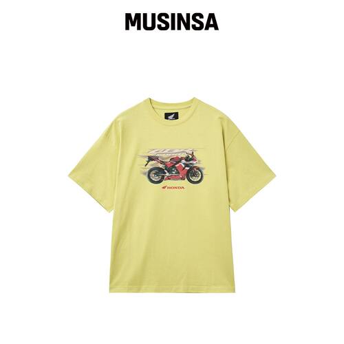 PHYPS MOTORCYCLE CBR 600RR 短袖黄色 MUSINSA韩国官网直邮进口