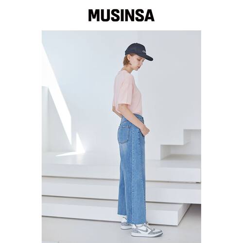 AYIHOLIC CASHMERE IFREE宽松牛仔裤 MUSINSA韩国直邮官方正品
