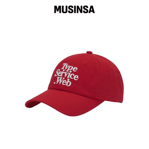 TYPESERVICE Typeservice 网帽 [红色] MUSINSA韩国官网直邮进口