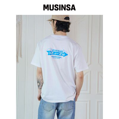 CAMEL WORK LINE NUMBER 短袖T恤（WHITE） MUSI韩国官网直邮进口