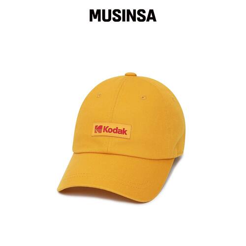 KODAK 标志性版型 COLORPLUS 棒球帽黄色 MUSINS韩国官网直邮进口